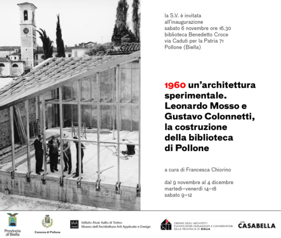 Invito all'inaugurazione della Biblioteca di Pollone